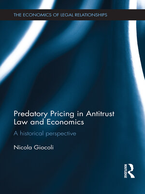 cover image of Predatory Pricing in Antitrust Law and Economics